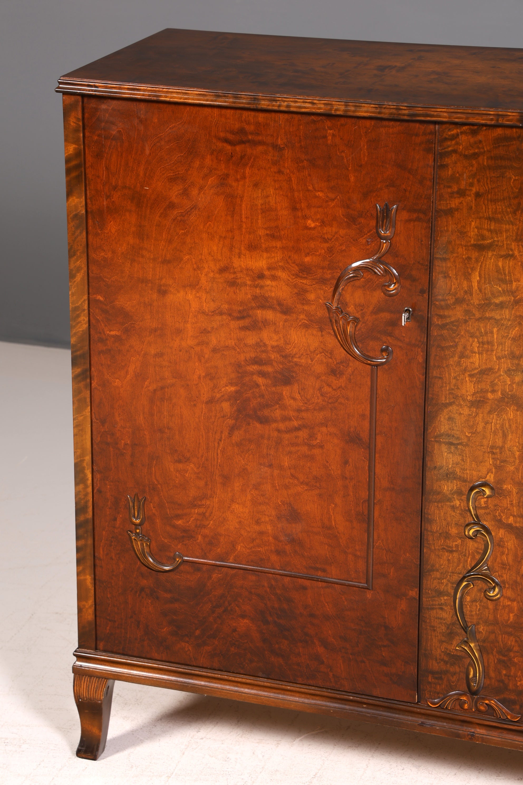Stilvoller Original Art Deco Schrank Vertiko Sideboard Highboard Kommode Antik um 1930