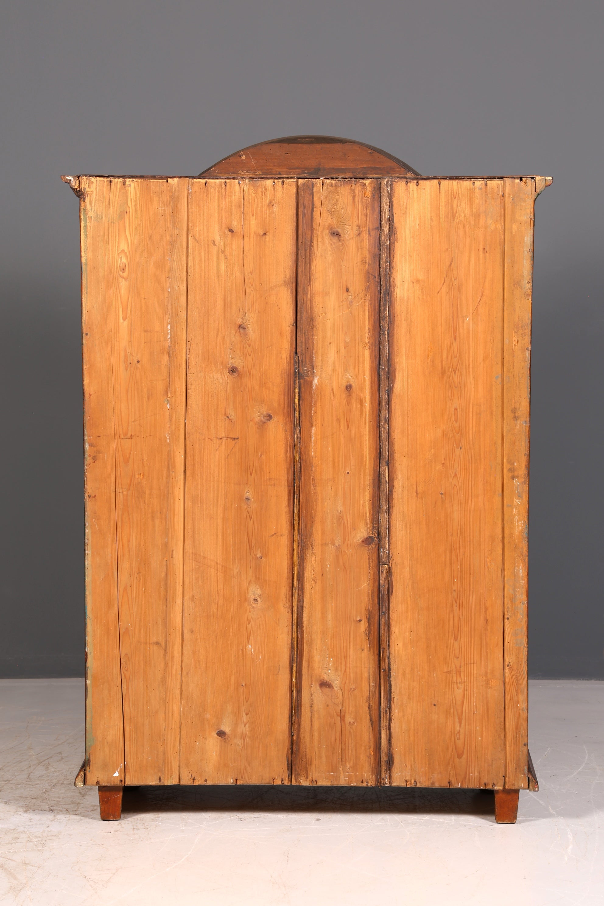 Beautiful Antique Baroque Farmhouse Cabinet Hallway Cabinet Wardrobe Linen Cabinet Solid Wood