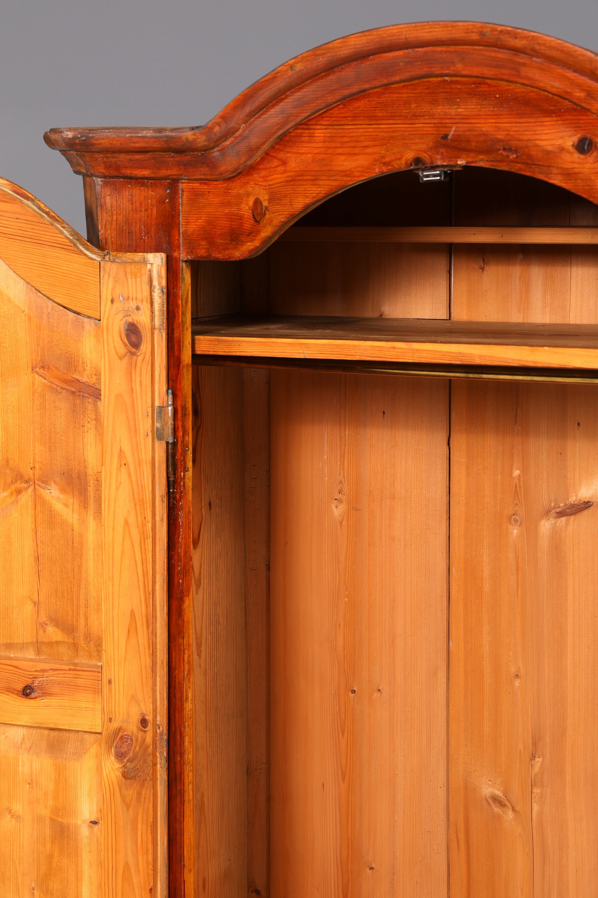 Beautiful Antique Baroque Farmhouse Cabinet Hallway Cabinet Wardrobe Linen Cabinet Solid Wood