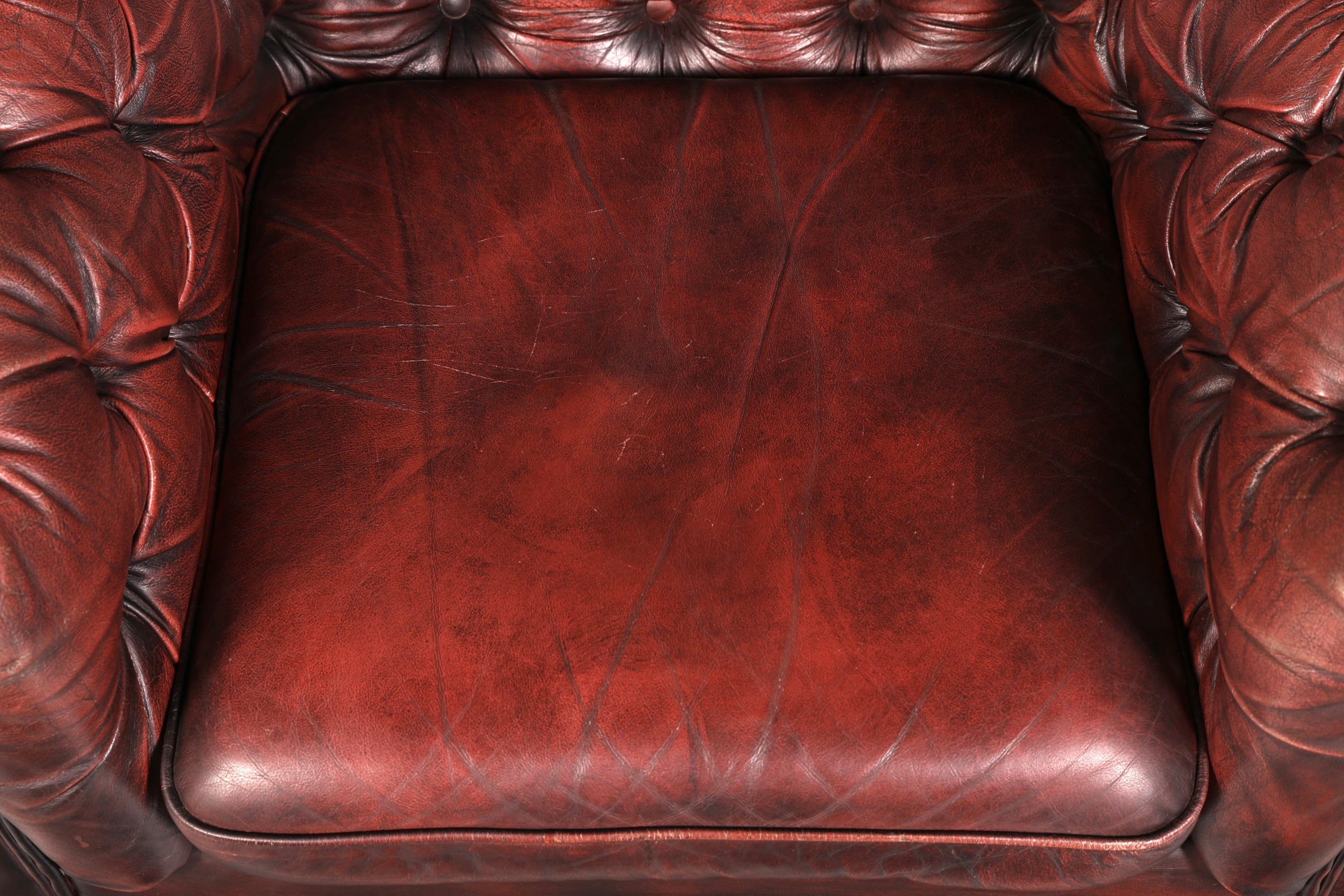 Edler Original Chesterfield Sessel Englischer Armlehnsessel Englisch Herrensessel Antik Echt Leder