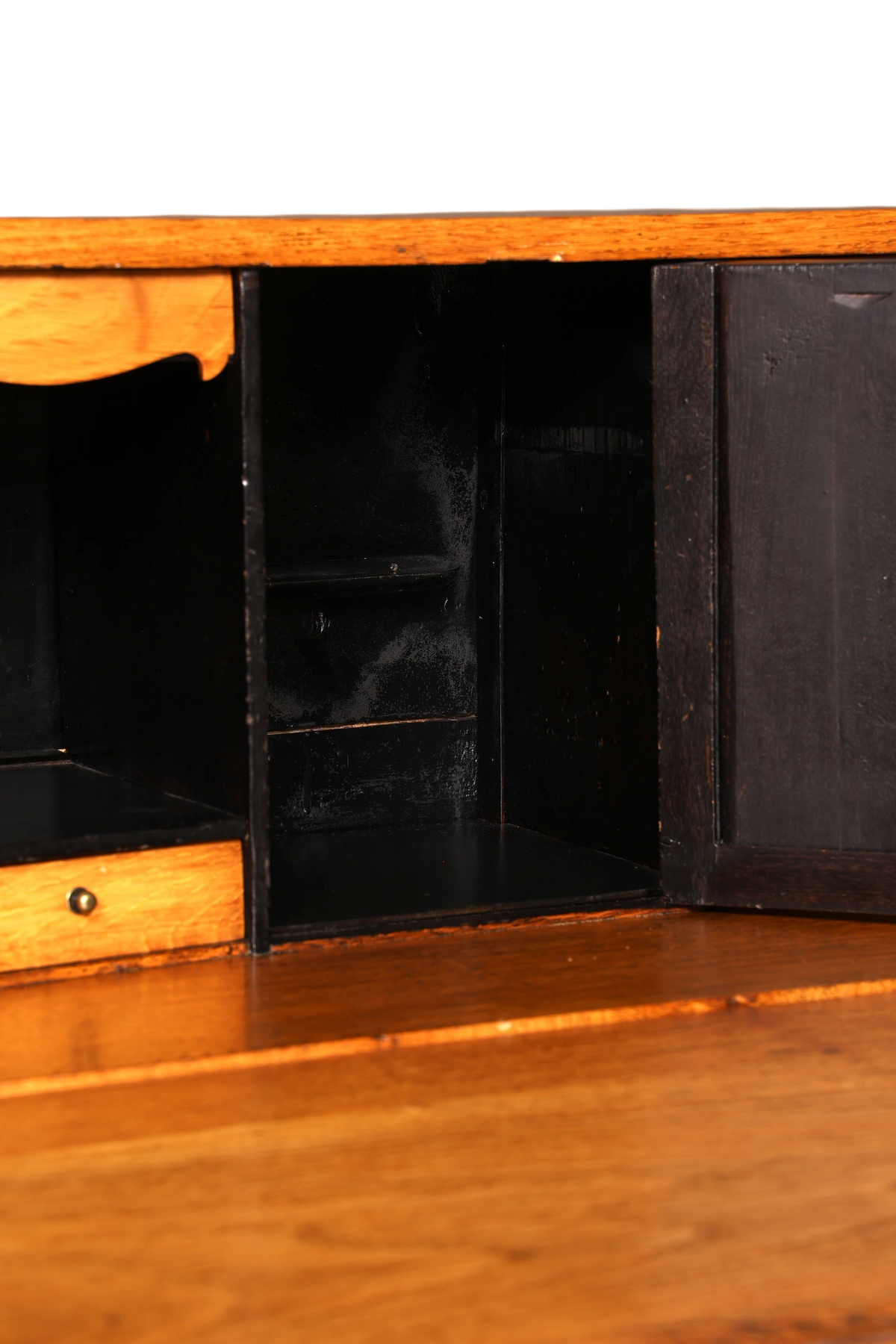 Original Barock Sekretär um 1800 Kommode Antik massiv Holz Schreibtisch Schreibkommode