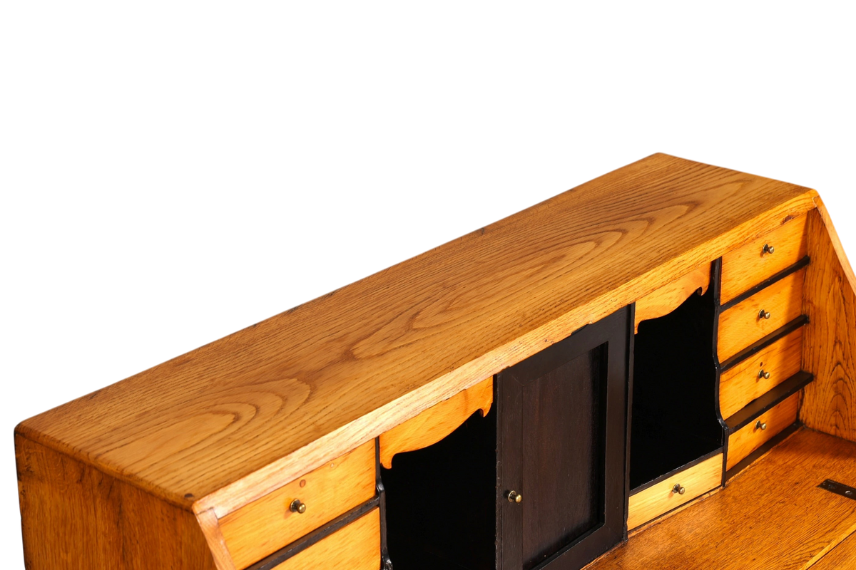 Original Barock Sekretär um 1800 Kommode Antik massiv Holz Schreibtisch Schreibkommode