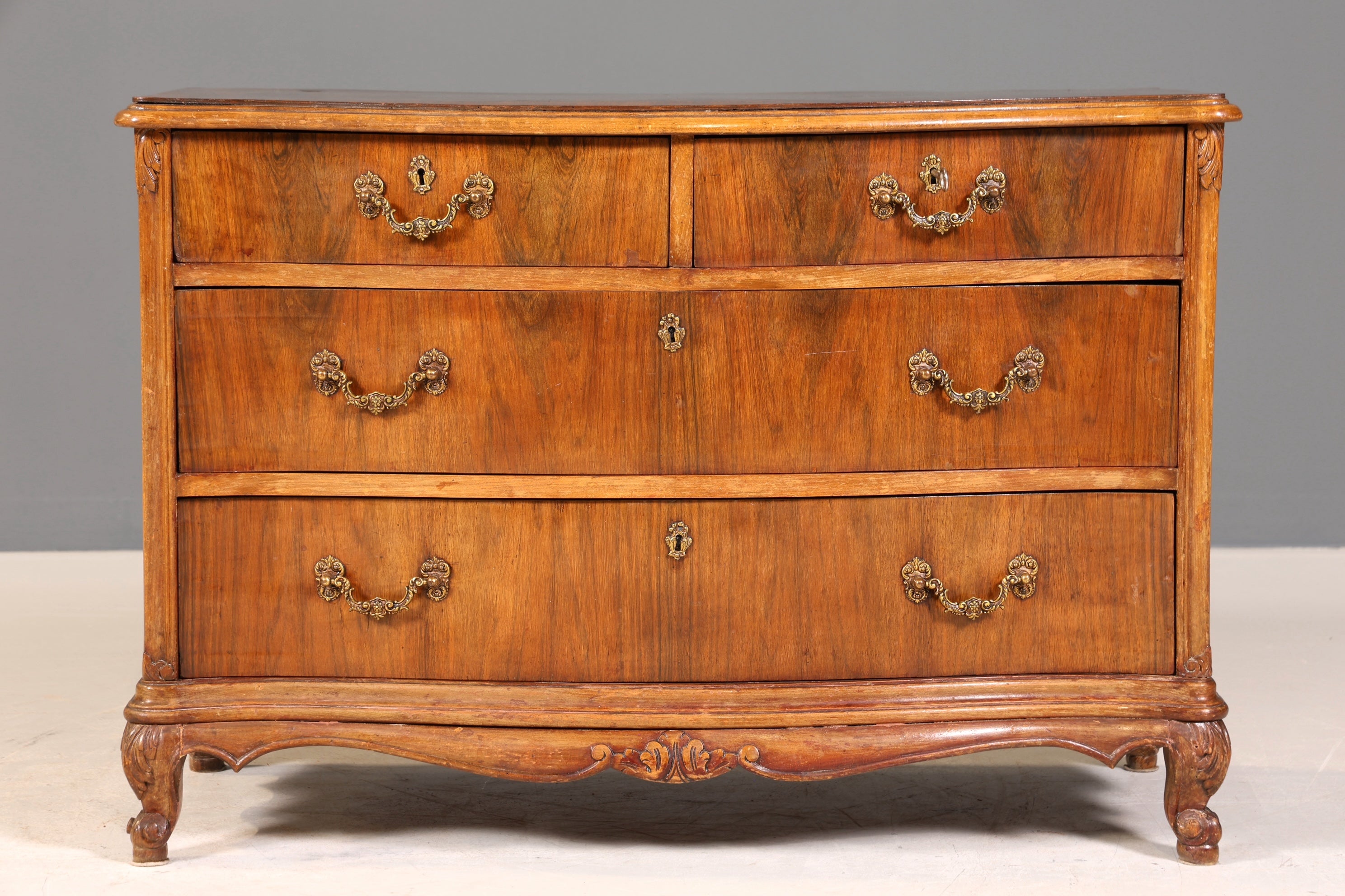 Wunderschöne Original Barock Kommode um 1800 Sideboard Antik massiv Holz Eiche Schubladenkommode