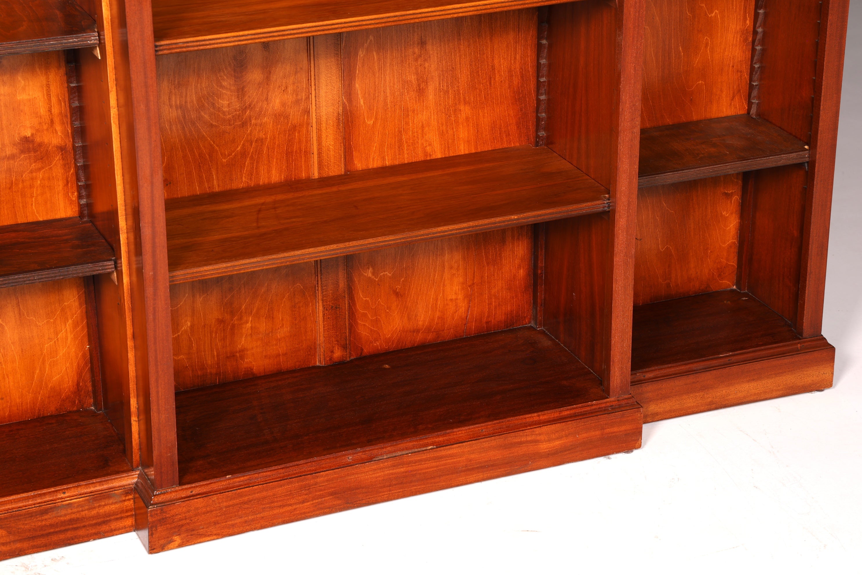 Magnifique bibliothèque anglaise XXL, étagère ancienne sur pied, meuble de rangement, véritable bois
