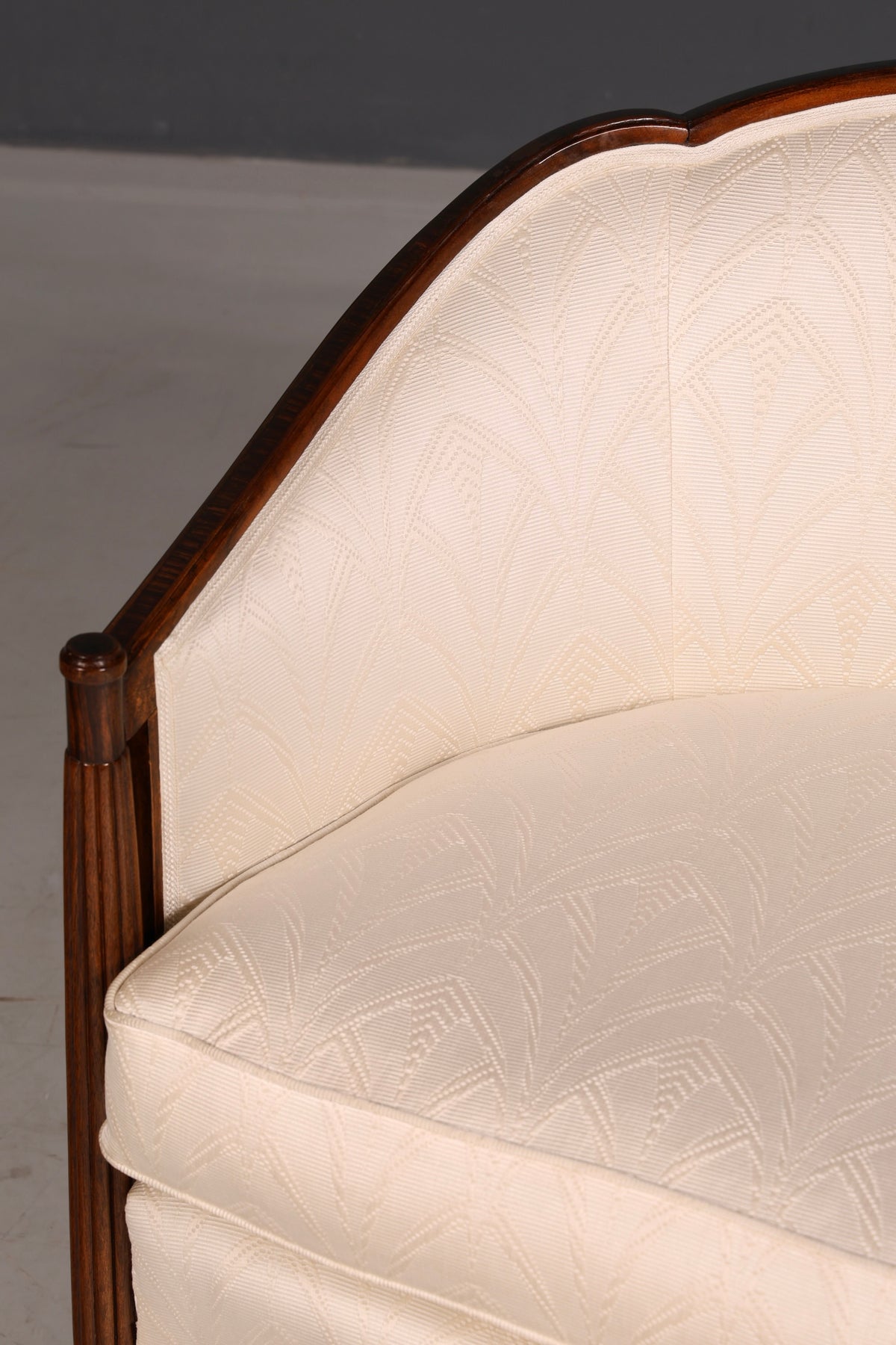 Edles Art Deco Sofa Sitzbank 2-Sitzer Vintage Loungesofa Polstersofa Salonsofa