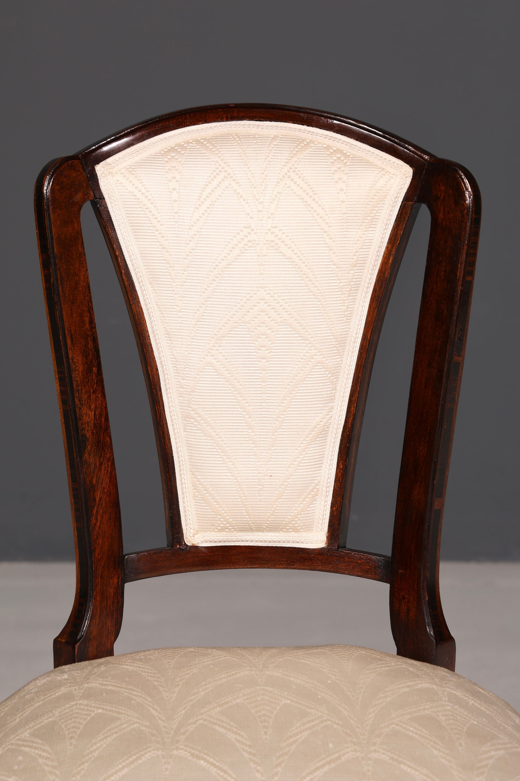 Edler Art Deco Stuhl Vintage Esszimmerstuhl Sekretär Stuhl Polsterstuhl Armlehnstuhl Küchenstuhl 2 von 2