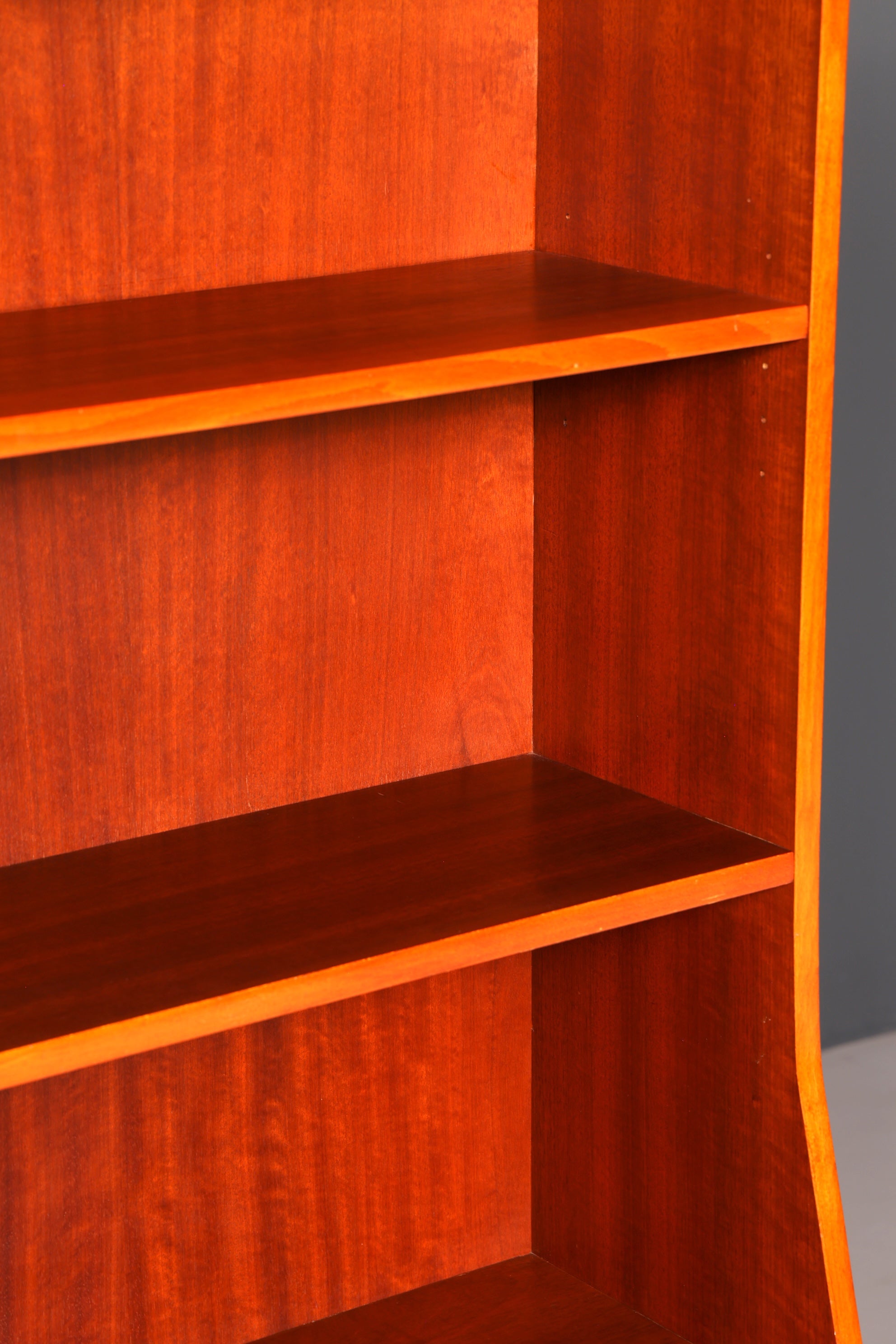 Wunderschöner Mid Century Schrank Bücherregal Vintage Sekretär Highboard Holz Regal