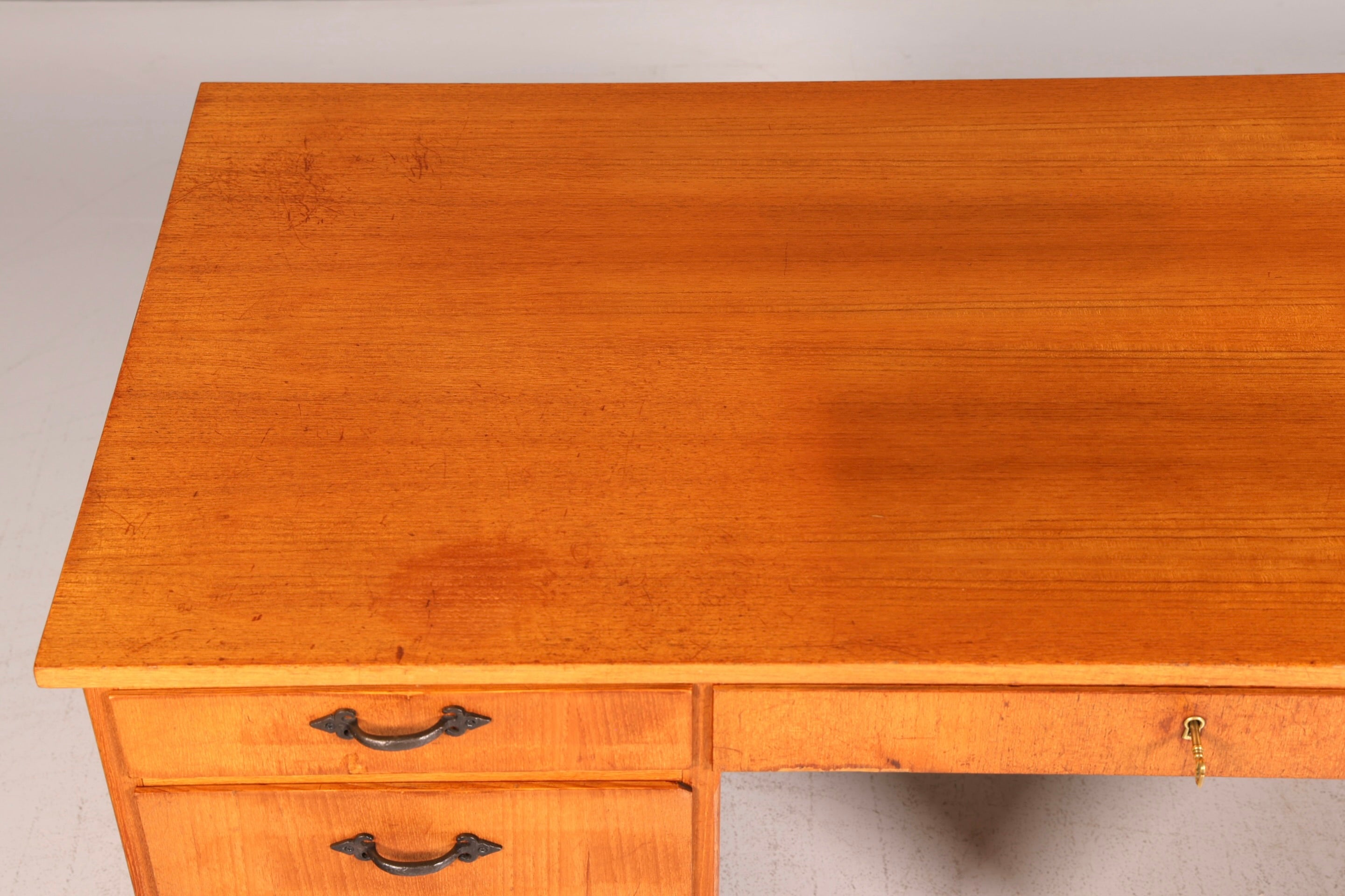 Wunderschöner Mid Century Schreibtisch Danish Design Bürotisch Vintage Retro 60er Office Table Arbeitstisch Holz Skandinavisch