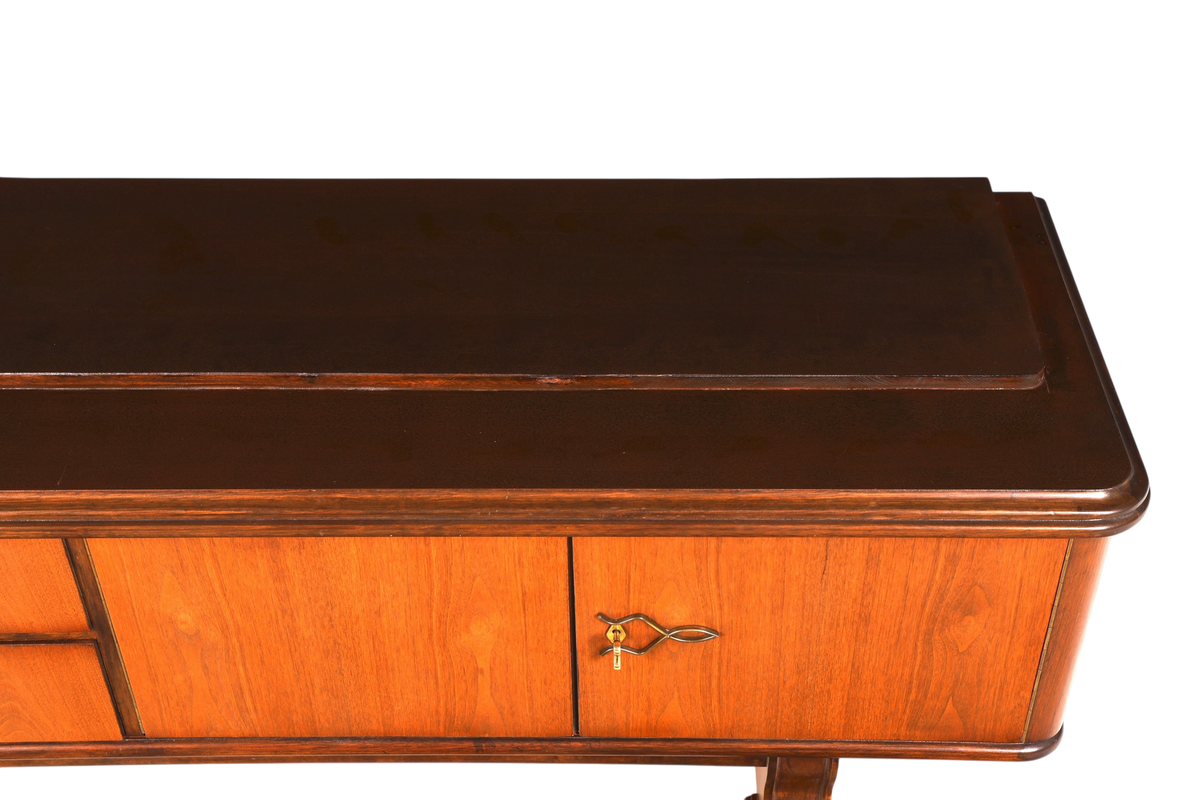 G393 Finish cm Mid Century Sideboard Vintage TV Kommode 60s Schrank Longboard Retro Lowboard (Kopie)