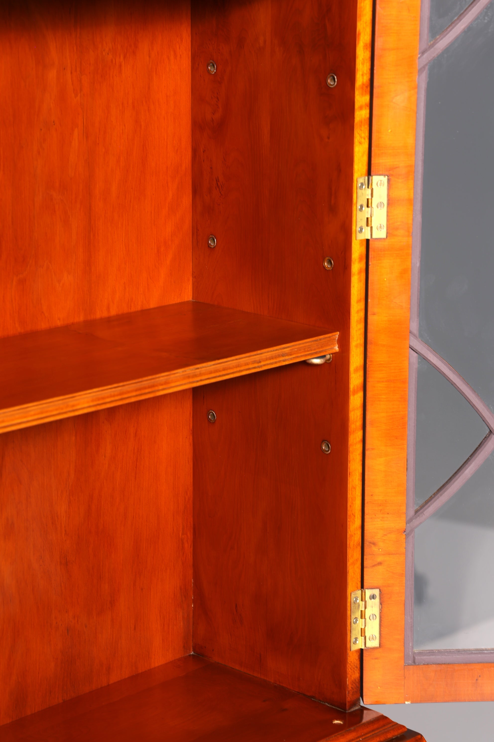 Stilvoller Englischer Sekretär Original Wade Büro Aufsatzsekretär Antik 60s Vitrinen Schrank UK