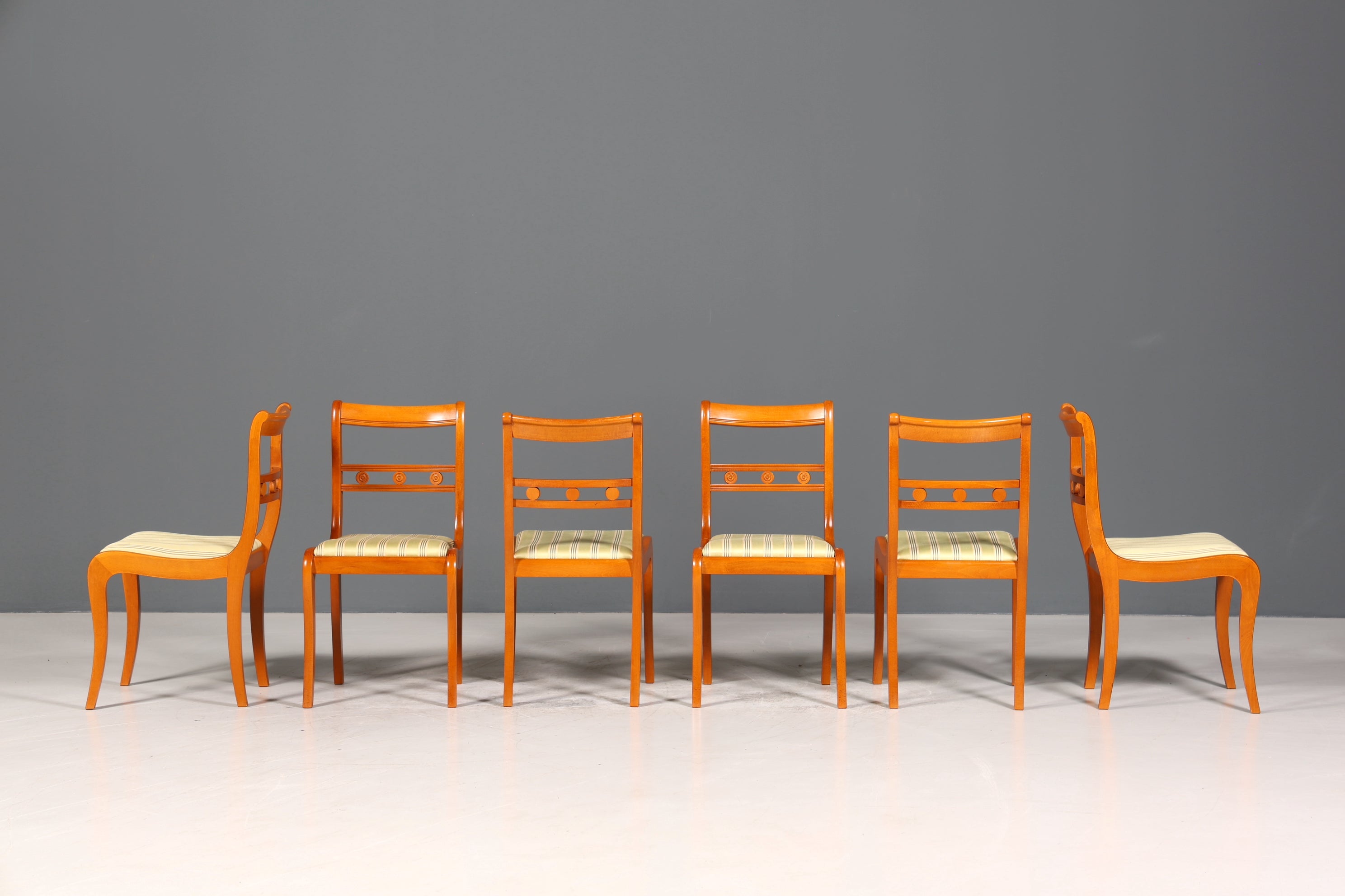 6x Edle Englische Stühle Englisch Dining Chairs Antik 60er Jahre Küchenstühle Stuhlset