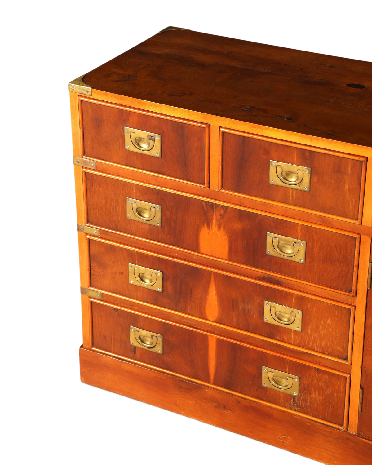 Traumhaftes XXL Maritim Sideboard Englische Schiffs Kommode Englisch Antik Schrank Military Chest