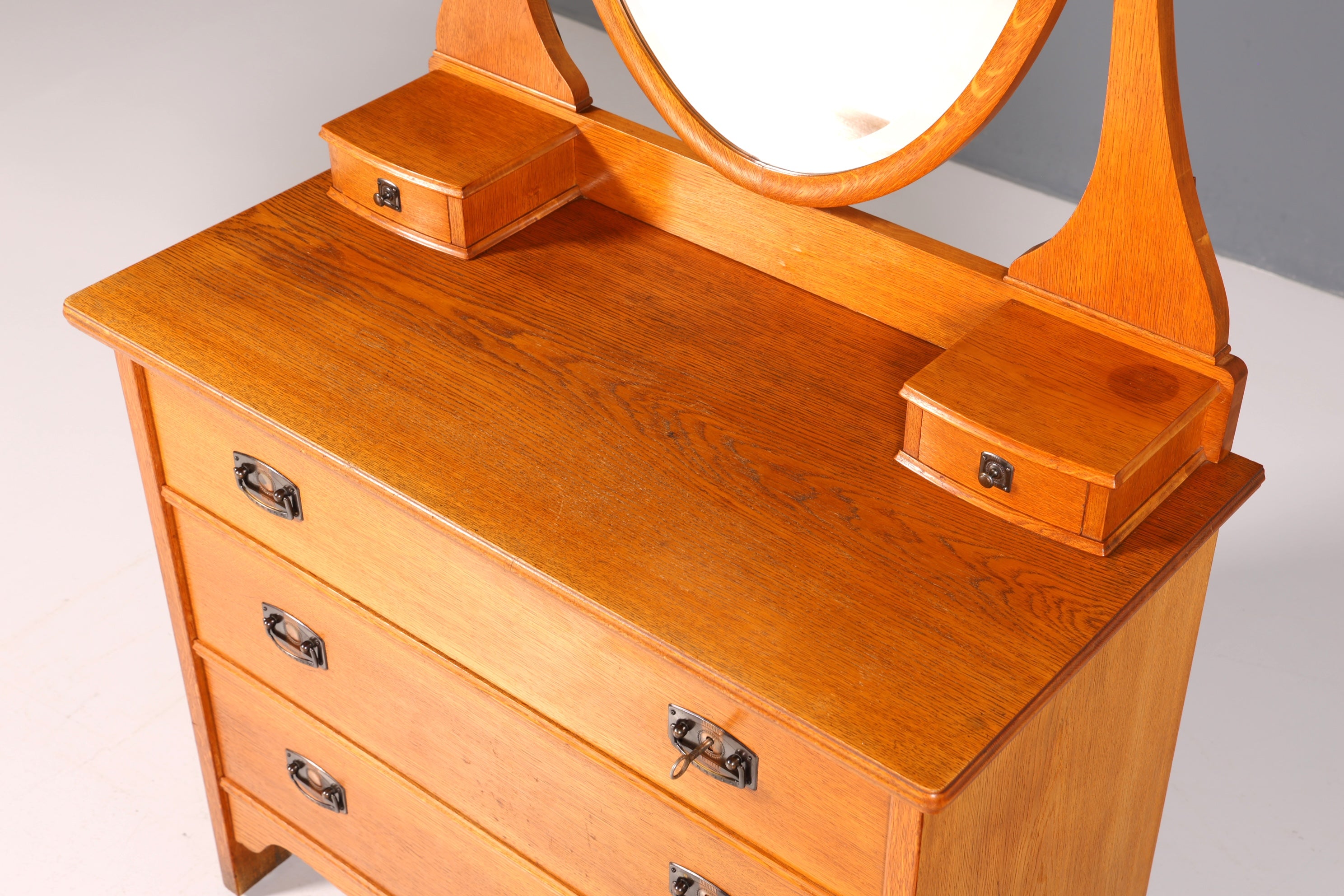 Traumhafte Jugendstil Kommode Antik Sideboard mit Spiegel Flurkommode Frisierkommode