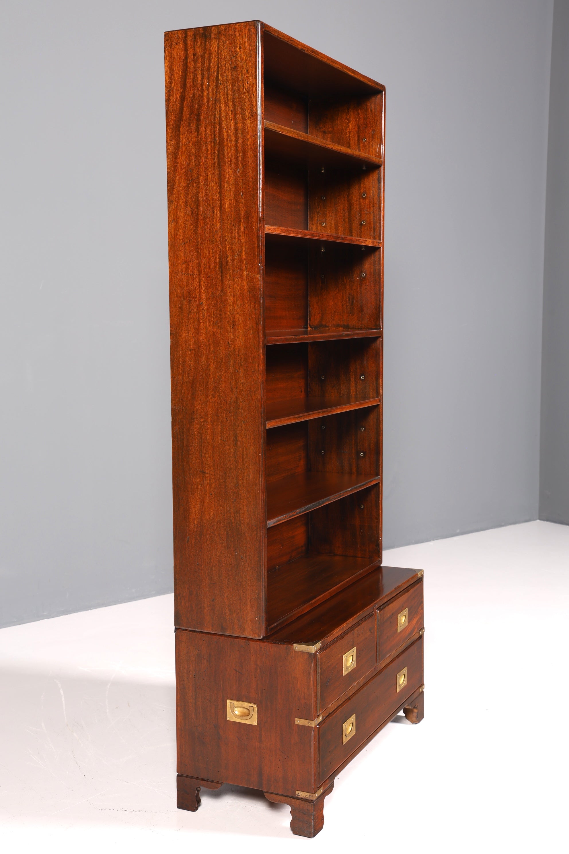 Magnifique bibliothèque de style nautique anglais, en bois véritable, 2 sur 2