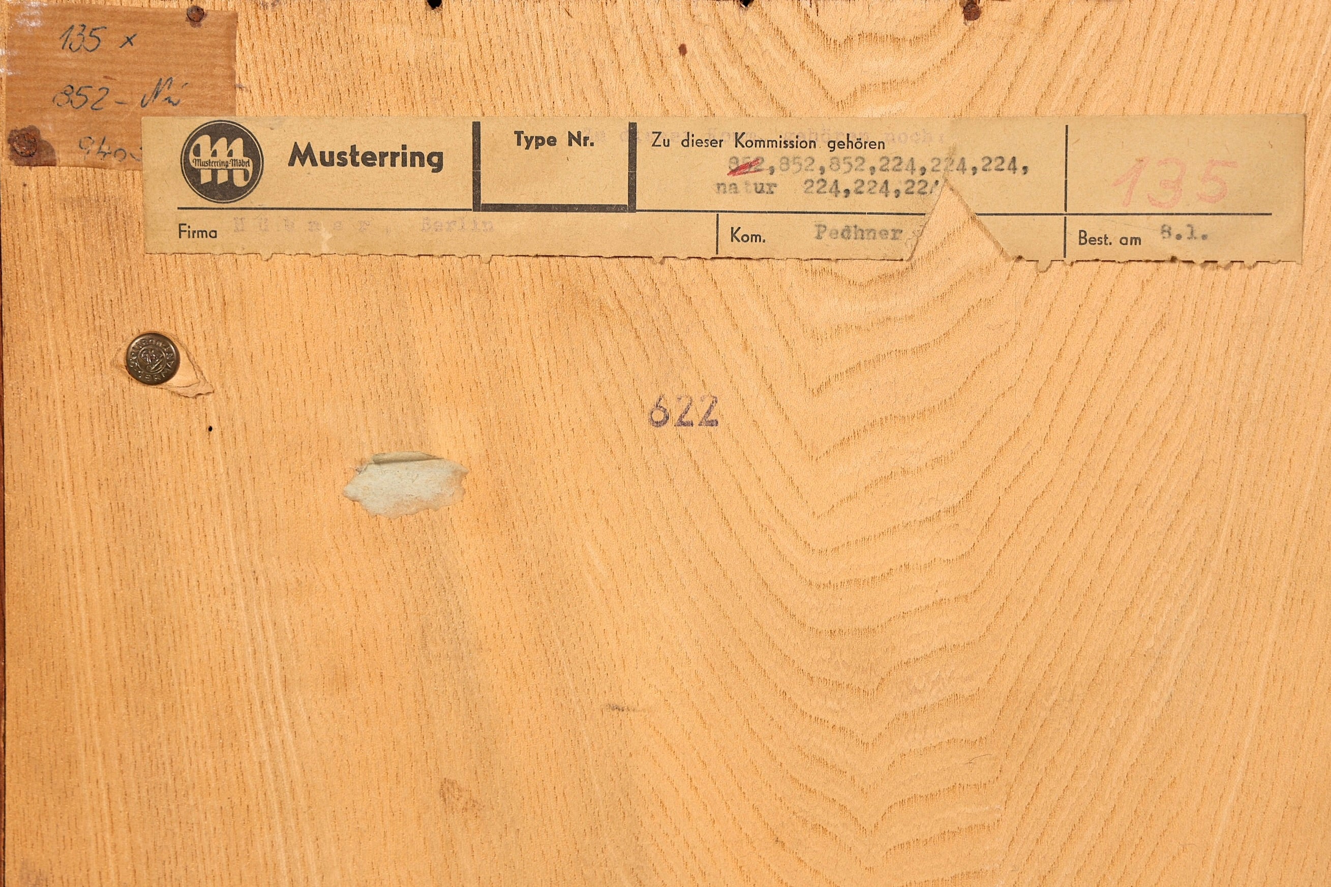 Magnifique étagère Musterring originale, bibliothèque moderne du milieu du siècle, style rétro, rangement pour livres en bois véritable