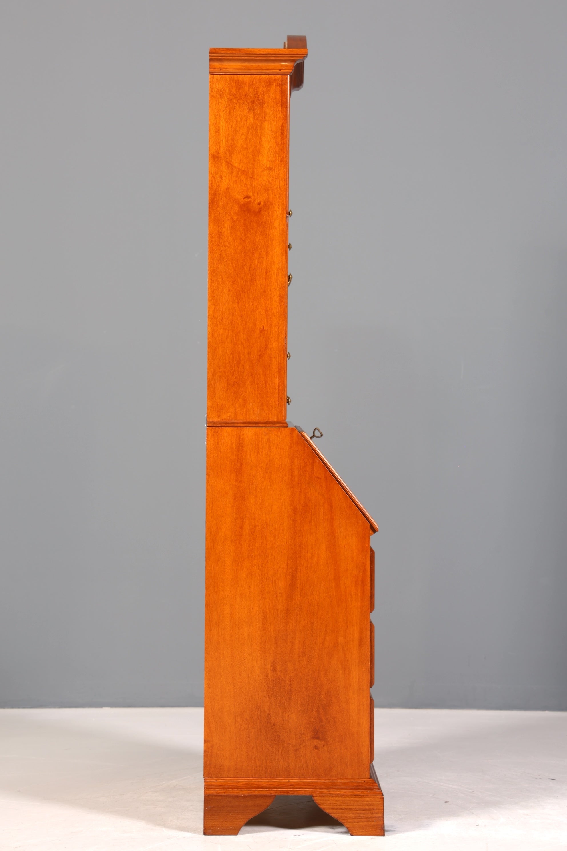 Wunderschöner Englischer Sekretär Büro Aufsatzsekretär Antik 60S Schrank UK