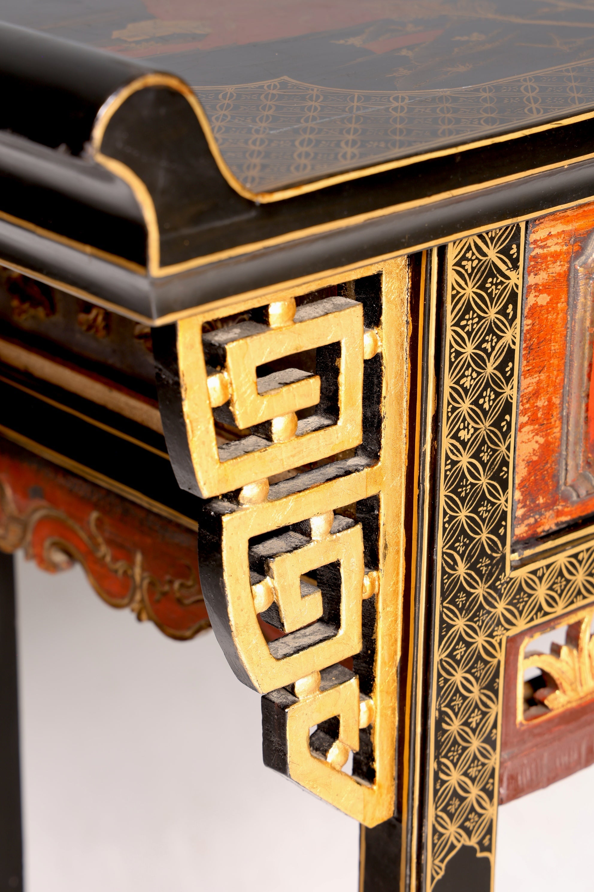 Magnifique console chinoise, table d&