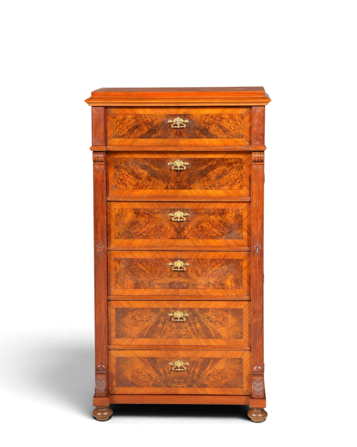 E911 Finish cm Wunderschönes Gründerzeit Vertiko Louis Philippe Kommode um 1880 Schubladenkommode