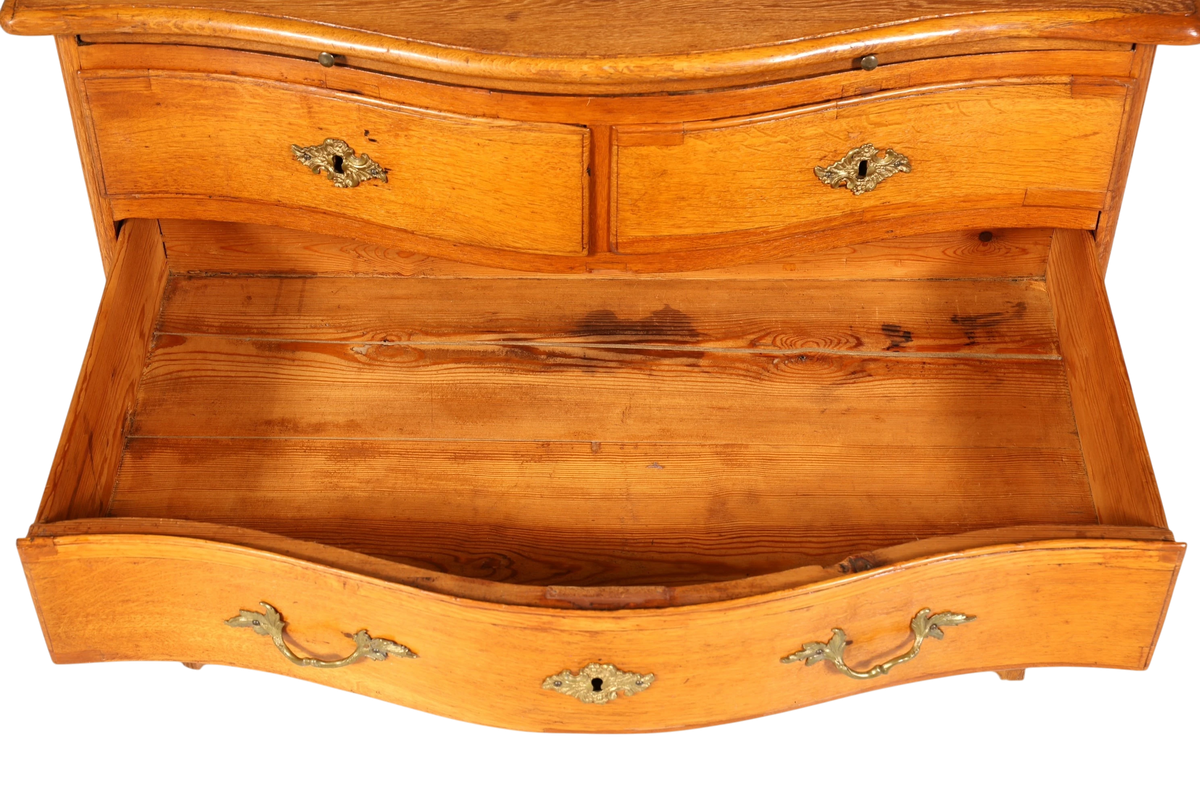 Original Barock Kommode um 1800 Sideboard Antik massiv Holz Schubladenkommode
