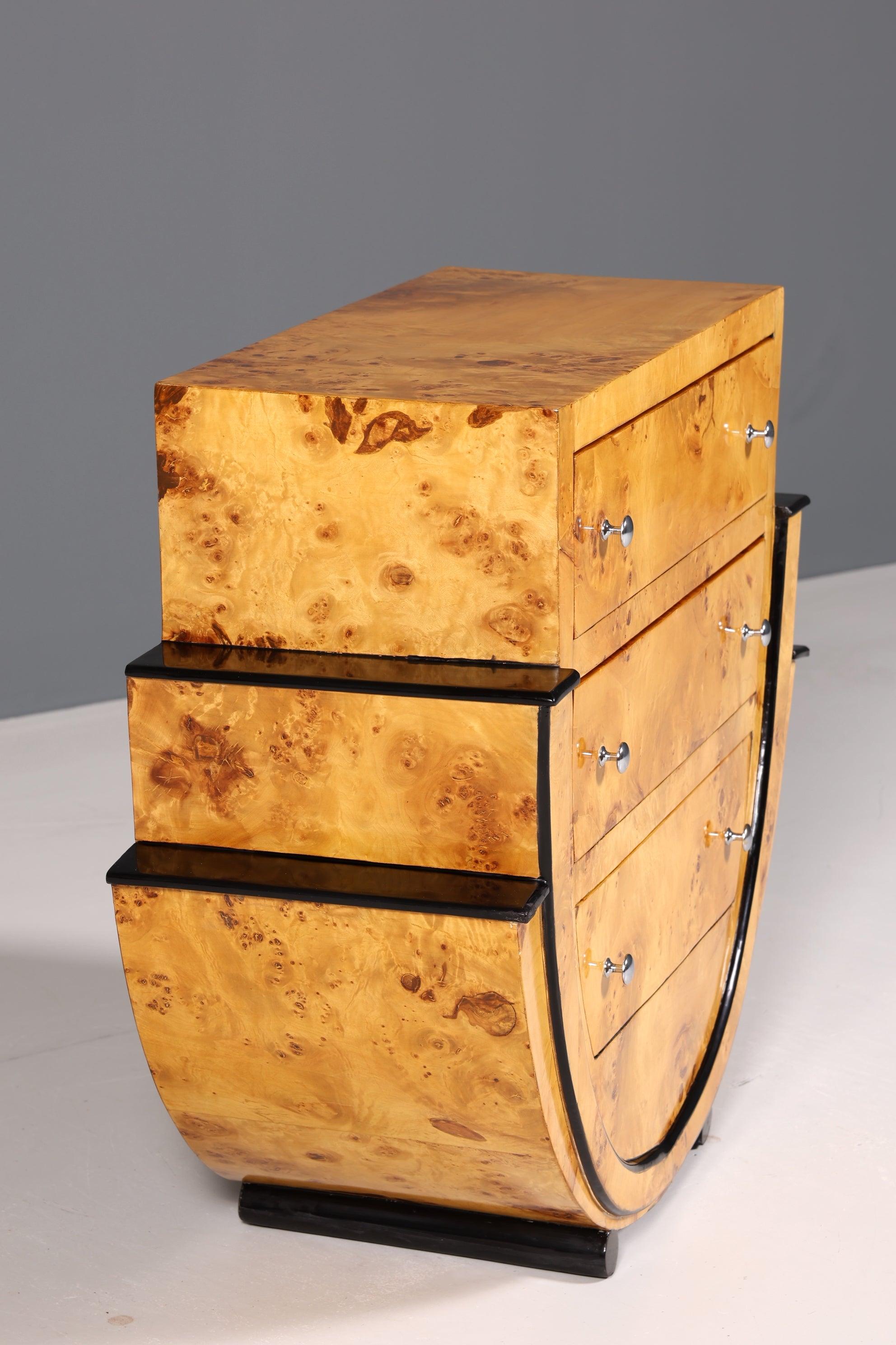 Edles Art Deco Stil Sideboard Wandkonsole Biedermeier Antik Stil Kommode Schubladenkommode