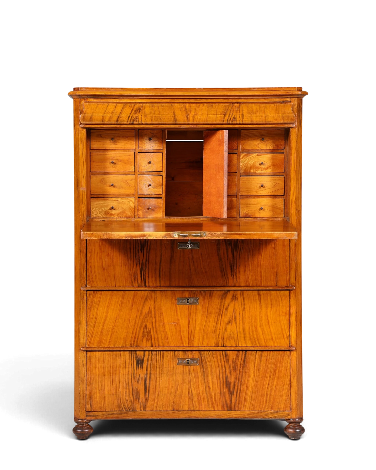 Wunderschöner Louis Philippe Sekretär Vertiko Gründerzeit Kommode Schubladenkommode