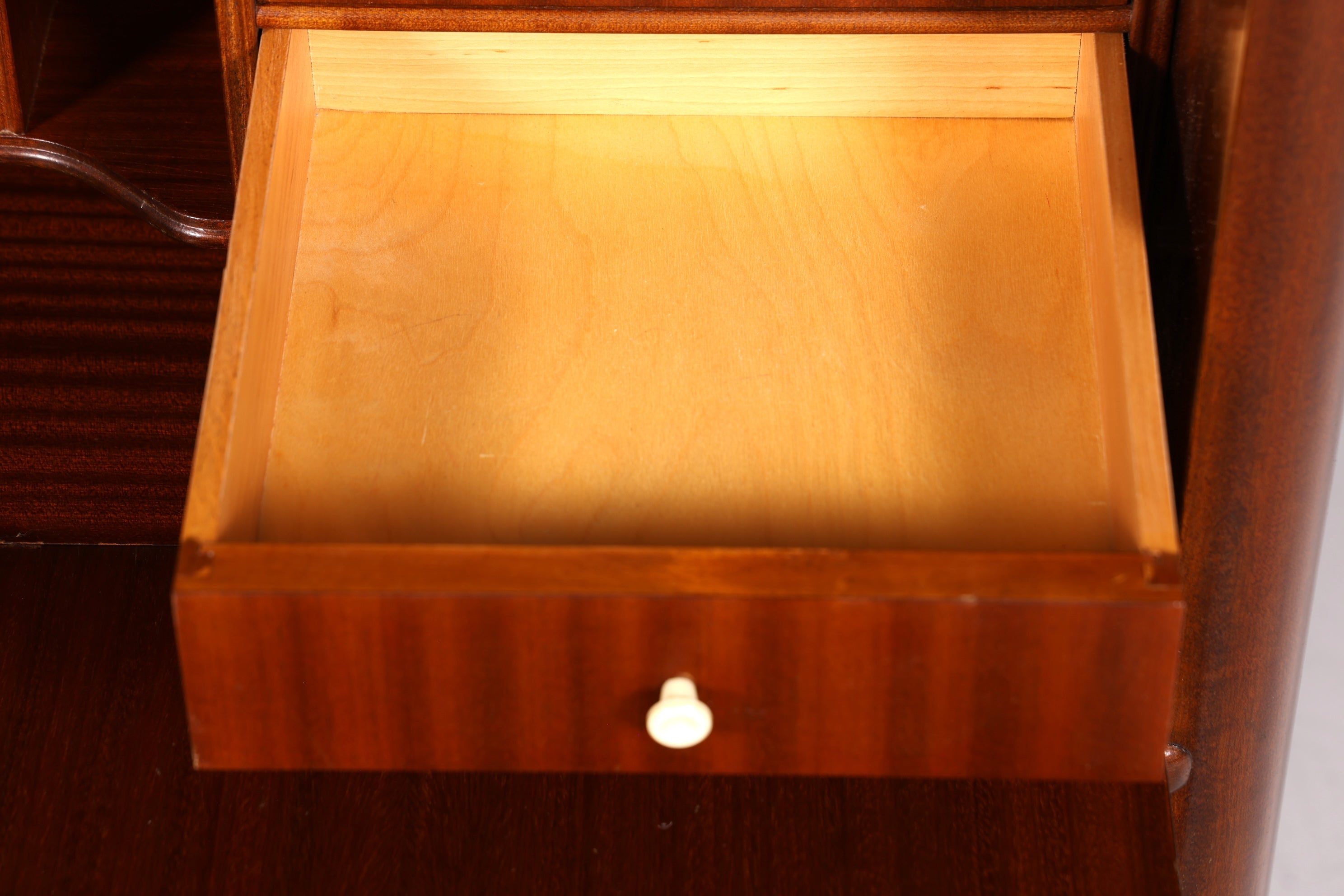 Magnifique secrétaire de style ancien, commode de bureau, style Art déco, bureau Vertiko des années 1950, commode