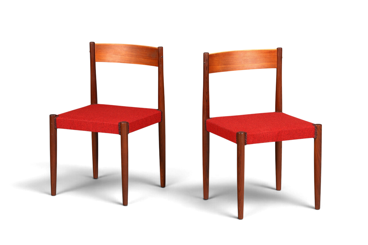 Schlichter Mid Century Stuhl Danish Design Retro Küchenstuhl Esszimmerstuhl Sekretär Stuhl
