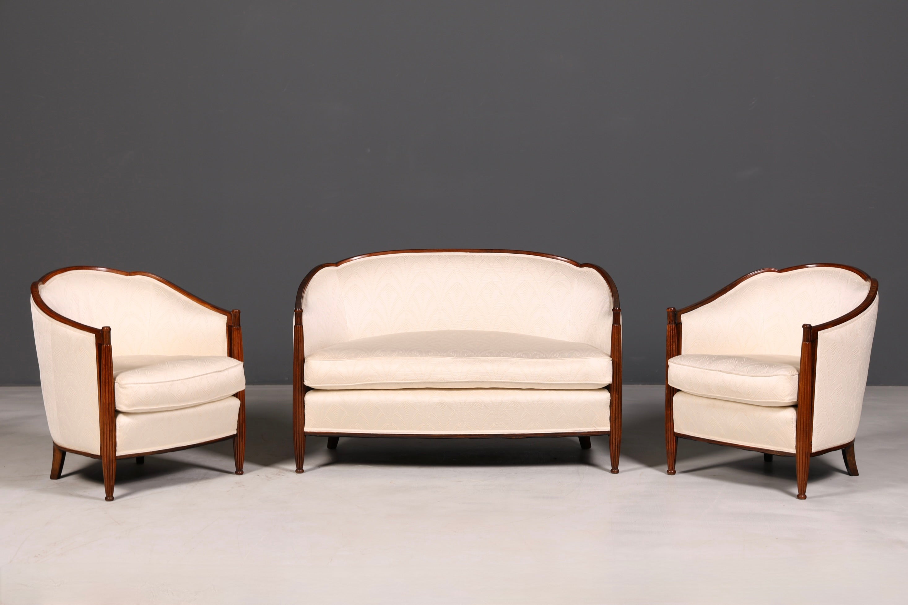 Edler Art Deco Sessel Clubsessel Loungesessel Armlehnsessel Vintage Polstersessel 2 von 2