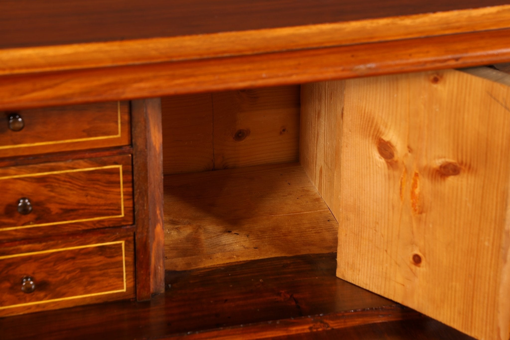 Stilvoller Gründerzeit Sekretär Vertiko Highboard Louis Philippe Kommode um 1880