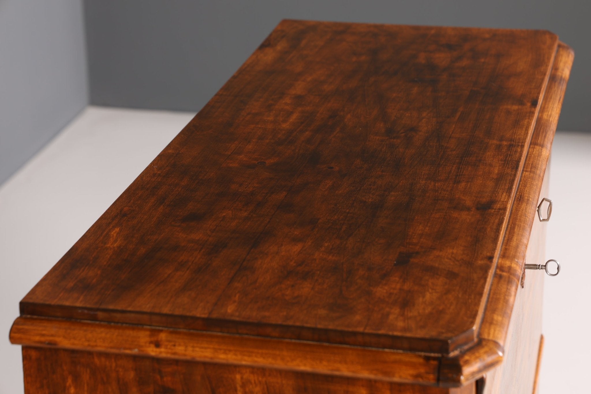 Stilvoller Louis Philippe Sekretär Vertiko Gründerzeit Kommode um 1880 Schreibkommode