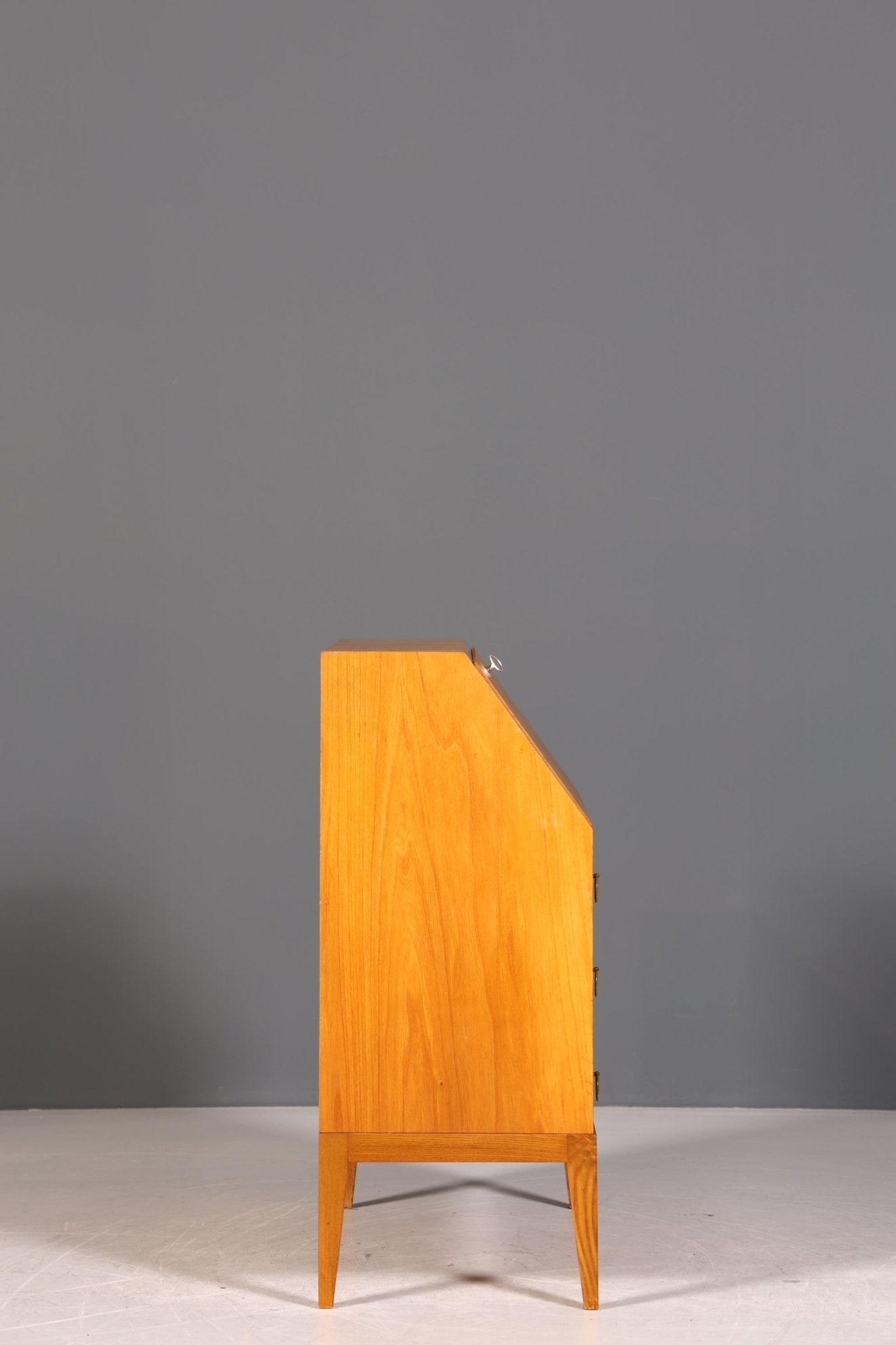 Stilvoller Mid Century Sekretär Danish Design Retro Büro Schrank Vintage Büro Kommode