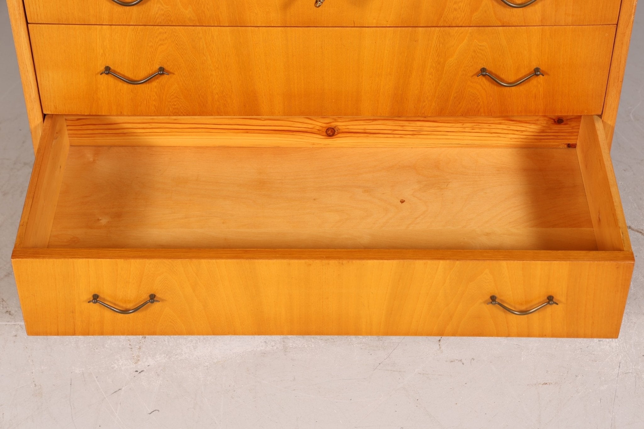 Stilvoller Mid Century Sekretär echt Holz Vintage Büro Schrank Schreibkommode 60er Jahre