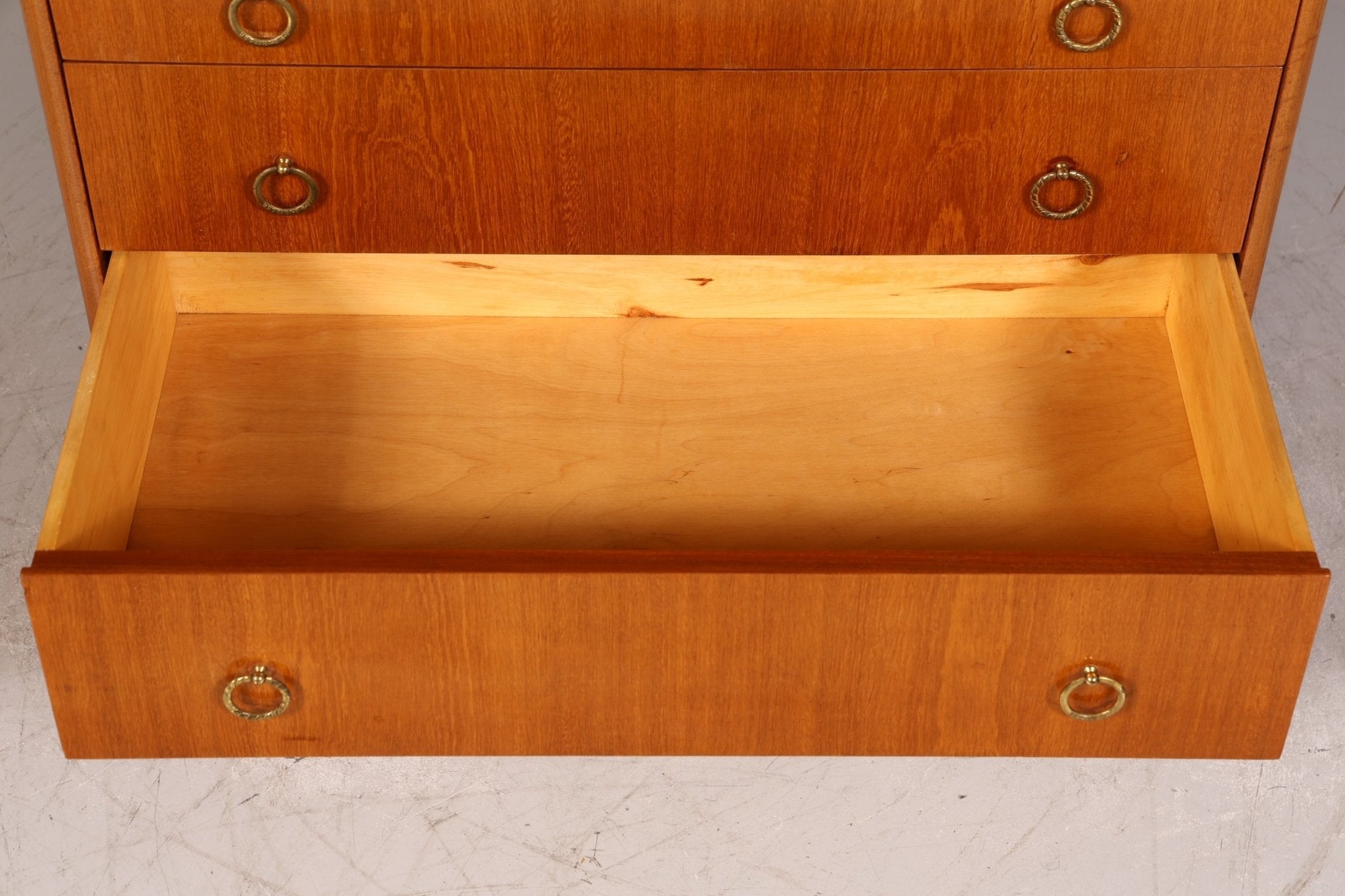 Stilvoller Sekretär um 1930 Büro Kommode Kirschholz skandinavischer Sekretär