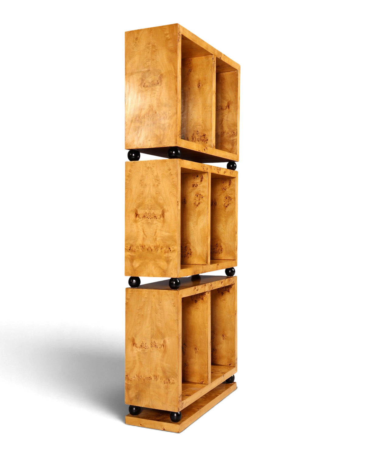 Wunderschönes Art Deco Design Bücherregal Birke Luxus Regal Bookshelf
