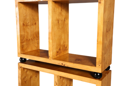 Wunderschönes Art Deco Design Bücherregal Birke Luxus Regal Bookshelf