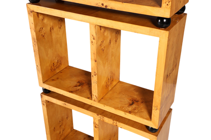 Wunderschönes Art Deco Design Bücherregal Birke Luxus Regal Bookshelf