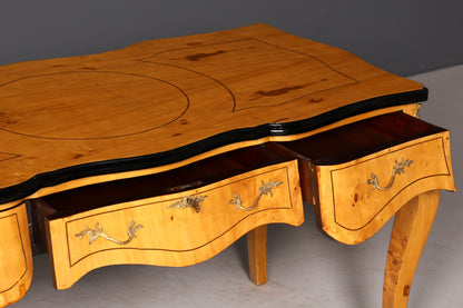 Wunderschöner Louis XV Stil Schreibtisch French Office Desk Antik Stil Bürotisch Massivholz