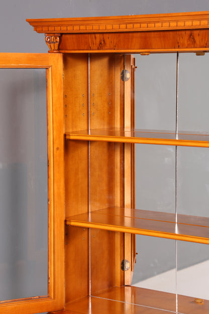 Stilvoller Englischer Sekretär Original Heldense Aufsatzsekretär Eibe Antik 60er Vitrine Schrank UK Büro
