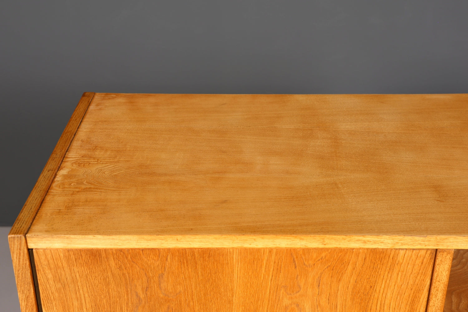 F891 Finish cm Traumhafter Mid Century Highboard Retro Vitrine 60er Jahre Schrank Kommode