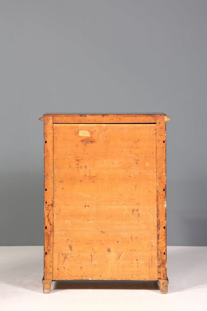 Wunderschöner Gründerzeit Sekretär Vertiko Nussbaum Highboard Louis Philippe Kommode Sekretär Schrank um 1880