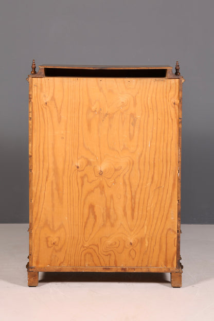 G545 Finish cm Stilvoller Biedermeier Sekretär Louis Philippe Vertiko Antik Kommode Schreibkommode Office Desk (Kopie)