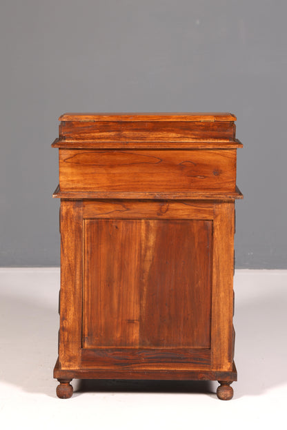 Magnifique bureau Davenport anglais, secrétaire, commode à écrire de style victorien, commode ancienne vintage