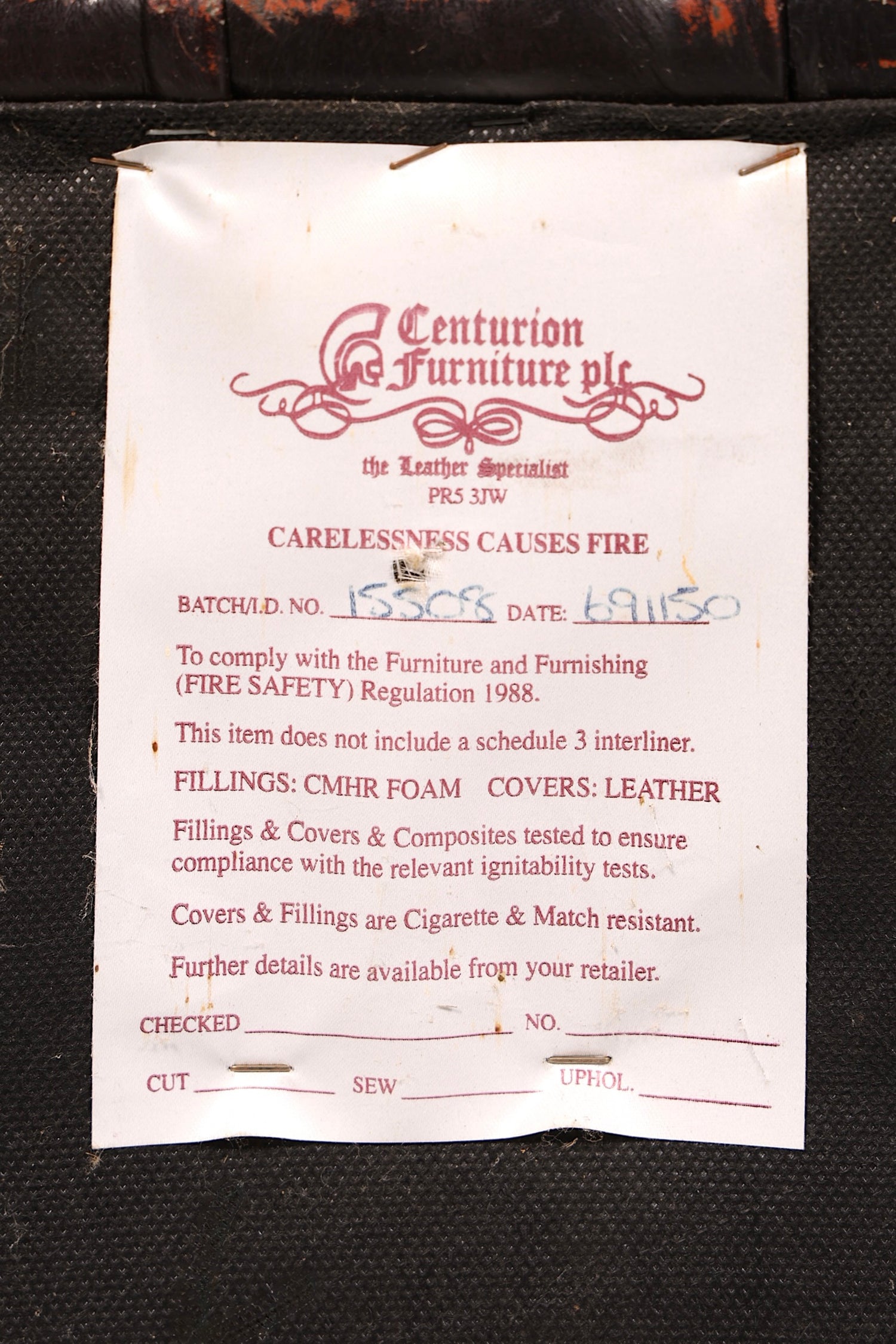 Edler Original Chesterfield Centurion Sessel Braun Echt Leder Englischer Armlehnsessel Herrensessel UK 1 von 2