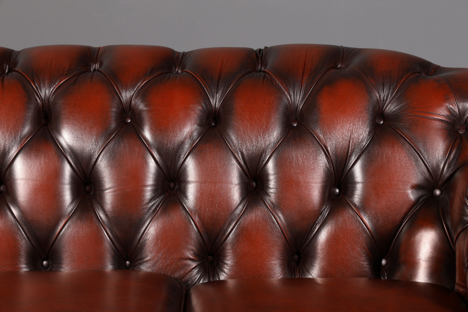 Wunderschönes Original Chesterfield Centurion Sofa 3-Sitzer Echt Leder Couch Englisch Ledersofa Vintage
