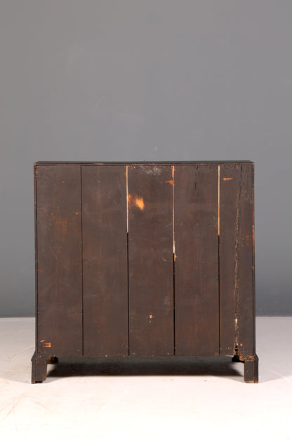 Wunderschöner Englischer Sekretär Schreibkommode Echt Holz echt Lederauflage Schreibtisch Kommode Antik Vintage
