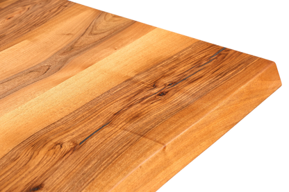 Wunderschöner Nussbaum Tisch 260cm-97cm Esszimmer Tisch Baumkanten Platte massiv Holz Küchentisch