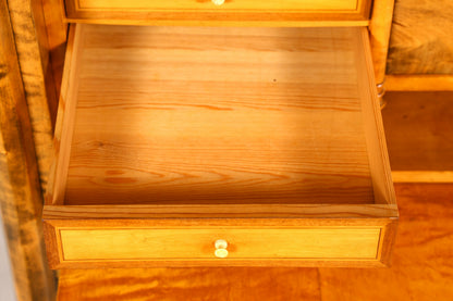 G545 Finish cm Stilvoller Biedermeier Sekretär Louis Philippe Vertiko Antik Kommode Schreibkommode Office Desk (Kopie)