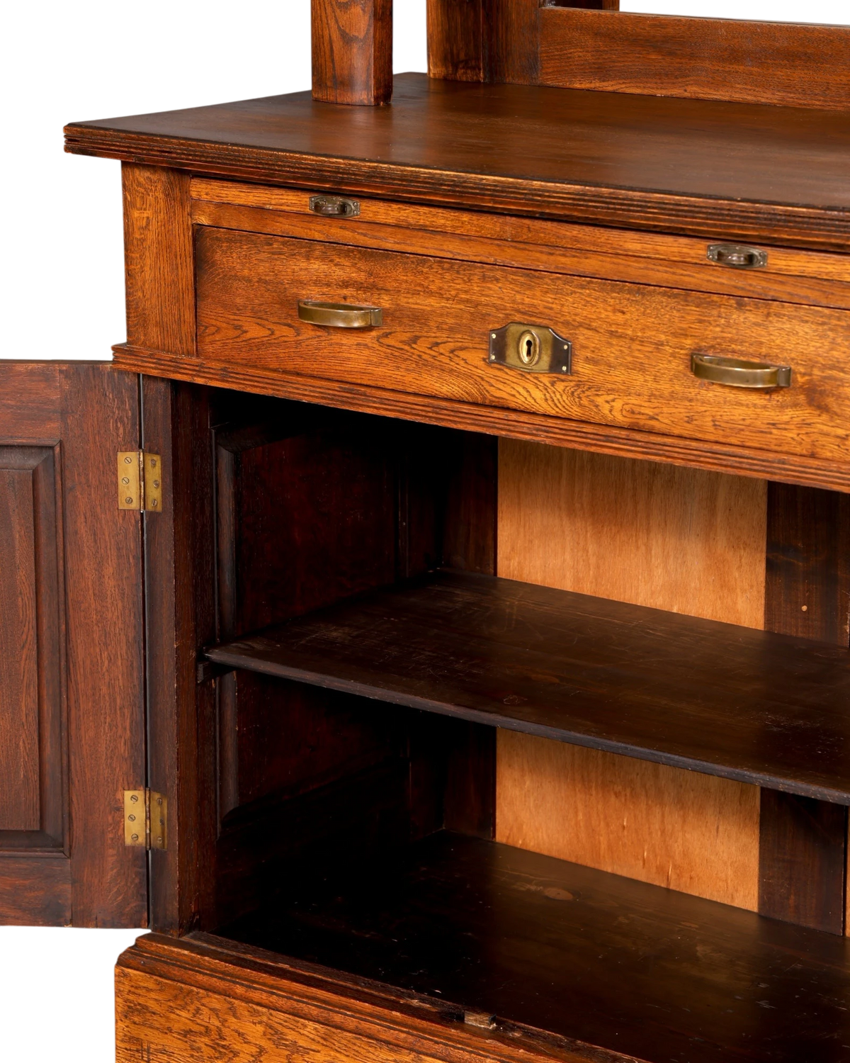 Wunderschönes Jugendstil Sideboard Antik Eiche Kredenz Buffet Anrichte Schrank Kommode