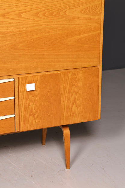 Wunderschöner Hellerau Schrank Modell 427 Mid Century Sekretär Vintage Schreibschrank Design Retro Highboard Esche