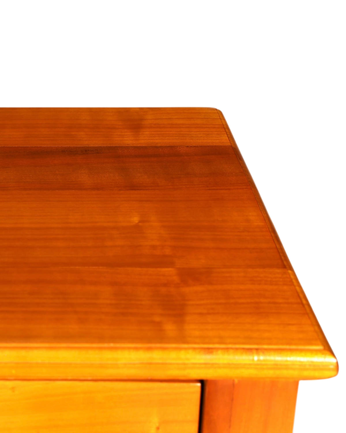 Hauptstadt Möblerei H836 Finish Oberfläche aus warmem honigfarbenem Holz mit sichtbarer Maserung